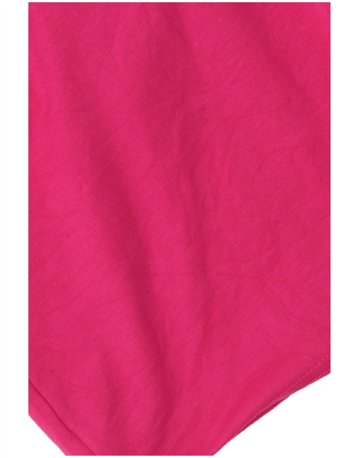 Jumper com capuz gráfico CONVERSE para meninas 13-14 anos XL rosa manchado