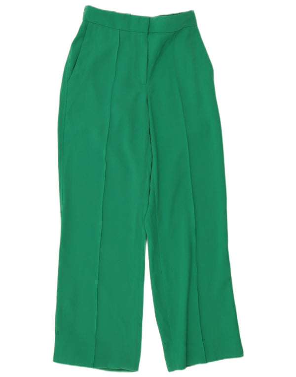 Calça Chino Feminina Reiss Petite Loose Fit Reino Unido 6 XS W24 L29 Verde