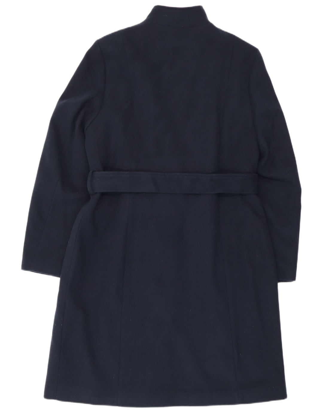 Sobretudo feminino Marks & Spencer Reino Unido 16 grande poliéster azul marinho