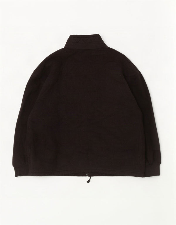 Jaqueta feminina Marks & Spencer St. Michael Fleece Reino Unido 16 grande preta