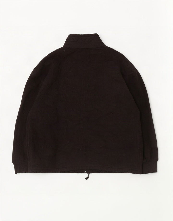 Jaqueta feminina Marks & Spencer St. Michael Fleece Reino Unido 16 grande preta