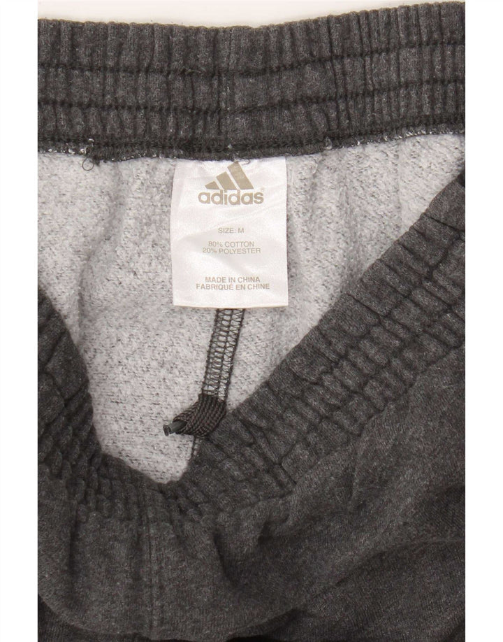 Calça Adidas Masculina Crop Treino Médio Cinza Algodão