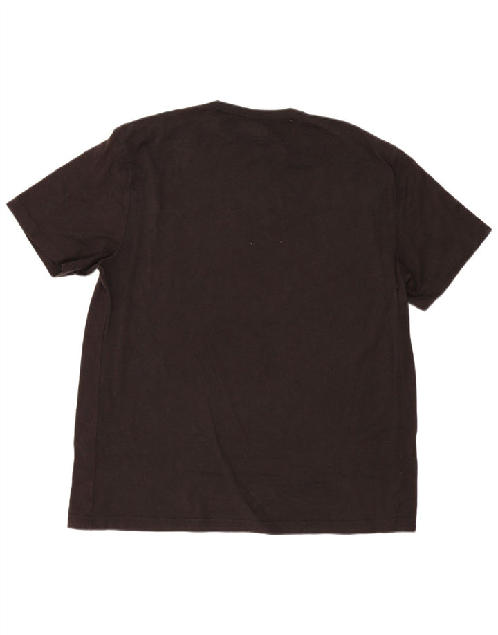 Camiseta masculina Lee Top XL algodão listrado preto