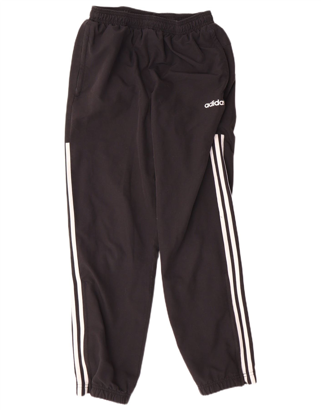 Calça Adidas Mens Treino Médio Preto Listrado Poliéster