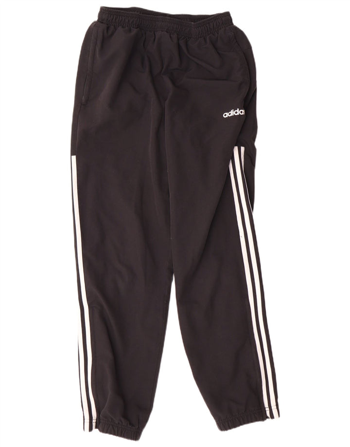 Calça Adidas Mens Treino Médio Preto Listrado Poliéster