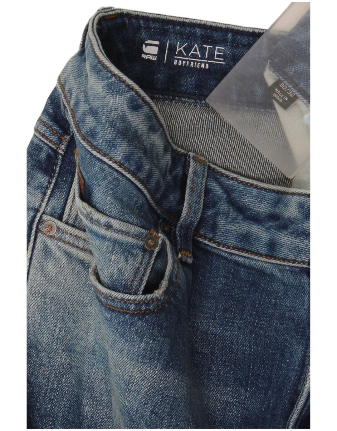 G-Star Masculino Kate Slim Jeans W30 L32 Azul