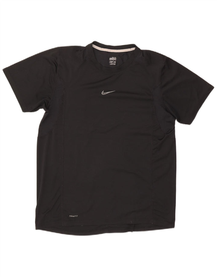 Camiseta Nike Masculina Dri Fit Top UK 42/44 Grande Poliéster Preto