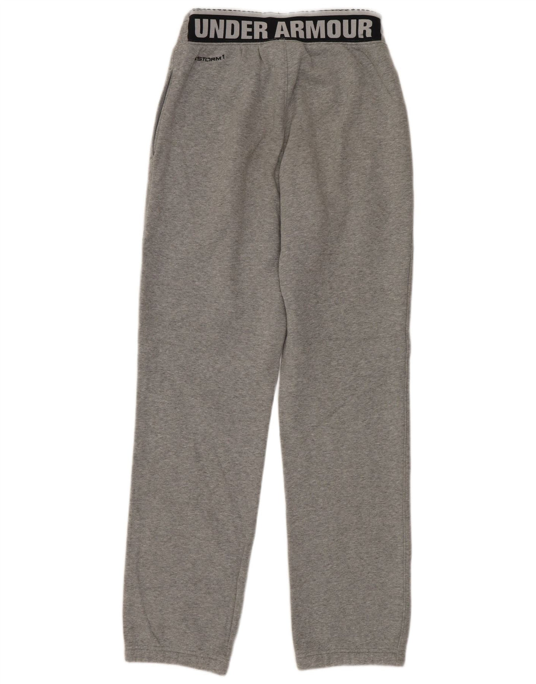 Under Armour Mens Loose Fit Calças de treino de algodão cinza pequeno