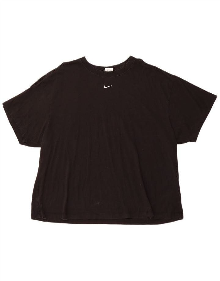 Camiseta feminina NIKE UK 20 2XL algodão preto