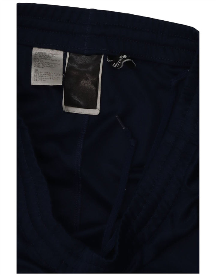 Calça de treino masculina Adidas Climalite médio azul marinho poliéster