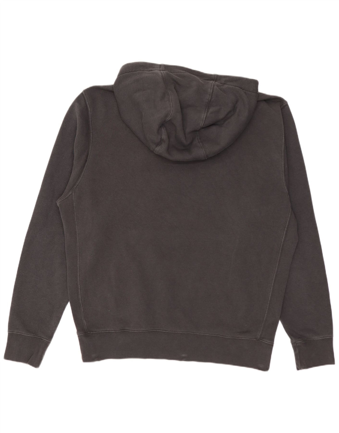 Jumper com capuz gráfico masculino Nike médio cinza algodão