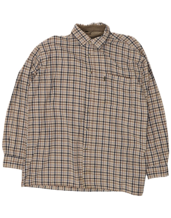 Camisa masculina de flanela Champion XL algodão guingão multicolorido