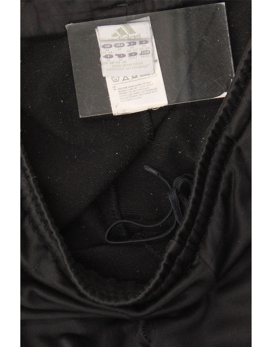 Calça de treino feminina Adidas UK 12/14 médio preto poliéster