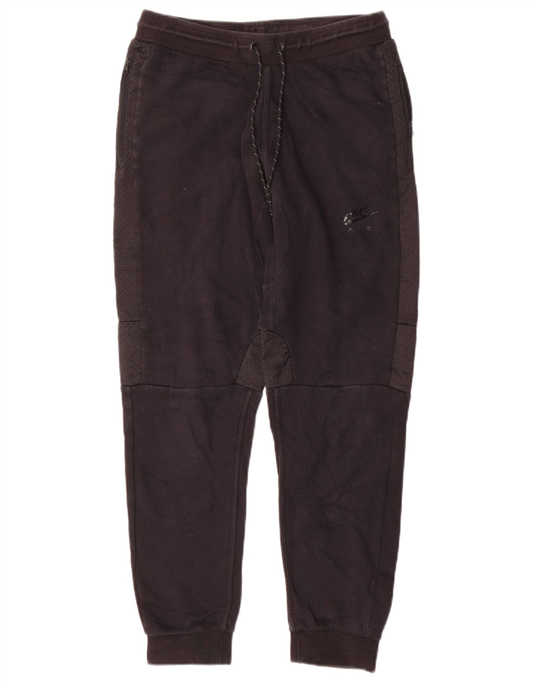 Nike Mens Treino Calças Joggers Pequeno Algodão Preto