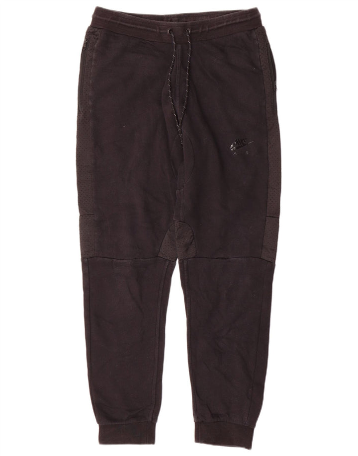 Nike Mens Treino Calças Joggers Pequeno Algodão Preto