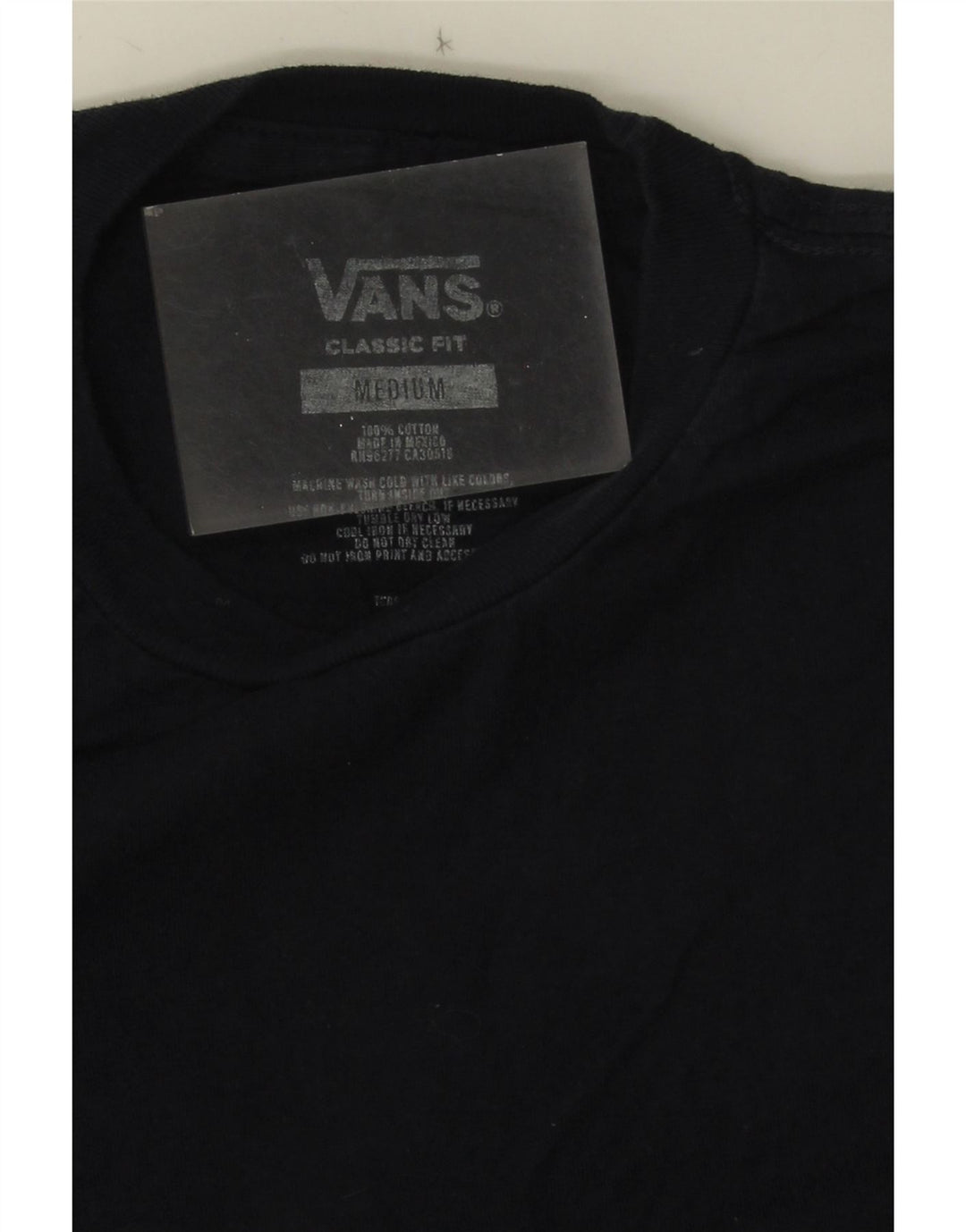 Camiseta masculina Vans Classic Fit Graphic Top Médio Azul Marinho Algodão
