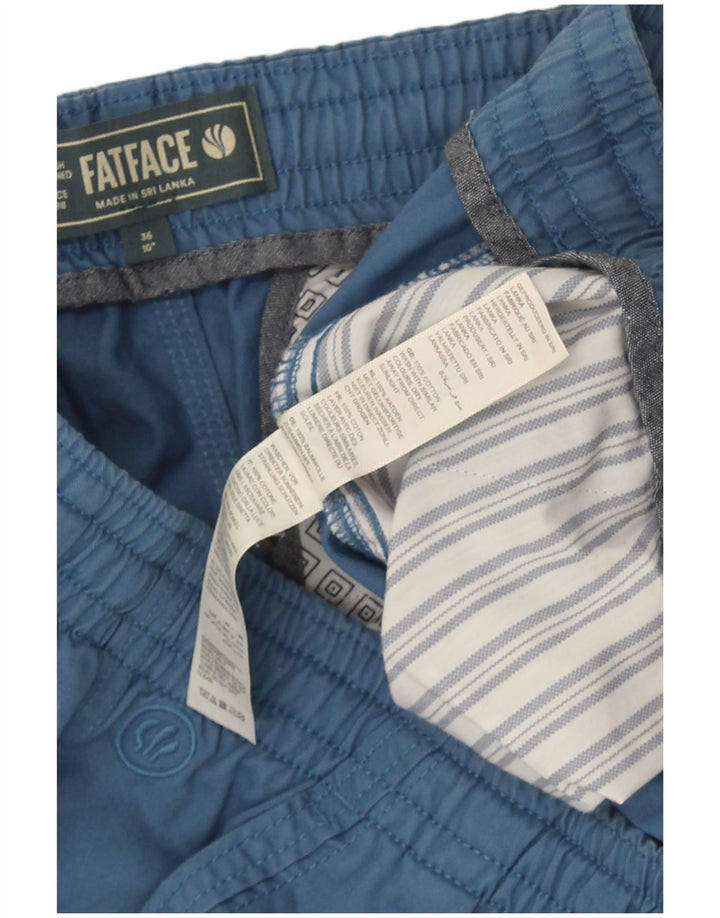 Shorts Chino Masculino Fat Face W36 Grande Algodão Azul