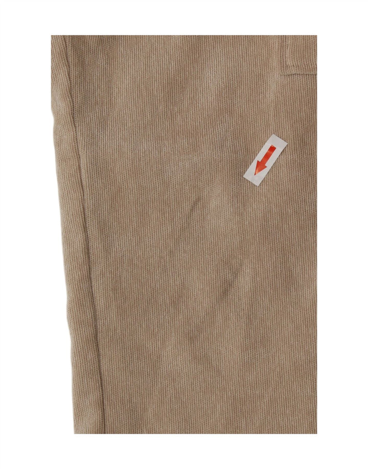 Zara Camisa feminina oversized veludo Reino Unido 6 XS Poliéster bege