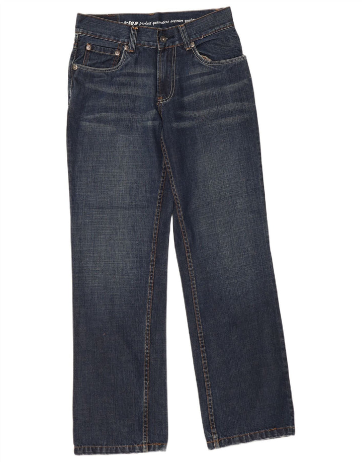 Calça jeans reta feminina Dickies W30 L32 algodão azul