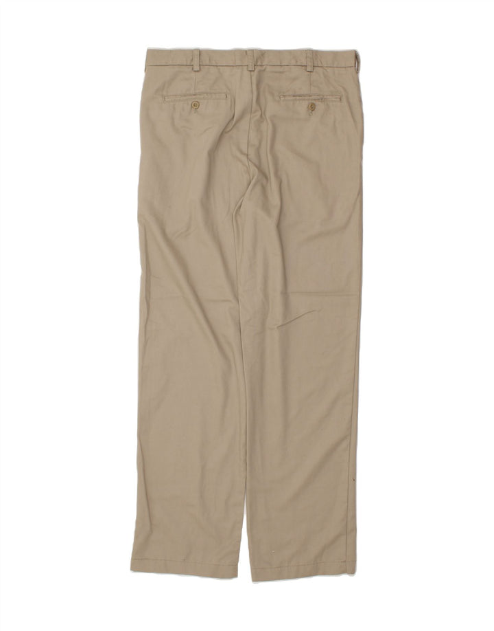IZOD Mens Straight Chino Trousers W36 L34  Beige Cotton Vintage Izod and Second-Hand Izod from Messina Hembry 