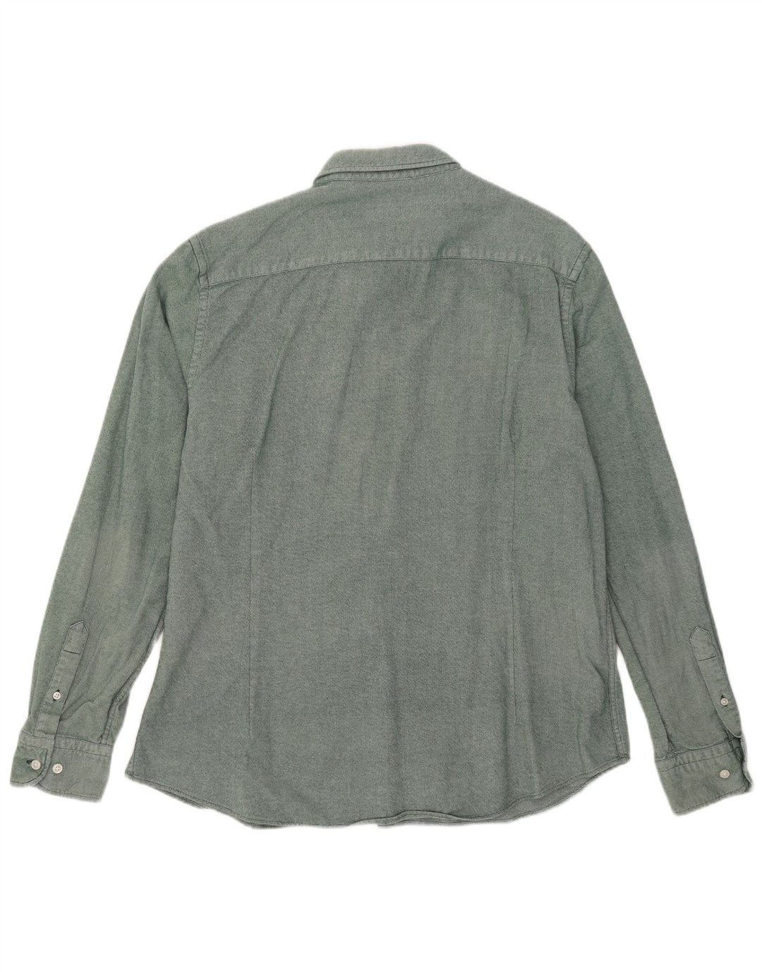 Camisa masculina MASSIMO DUTTI XL algodão verde
