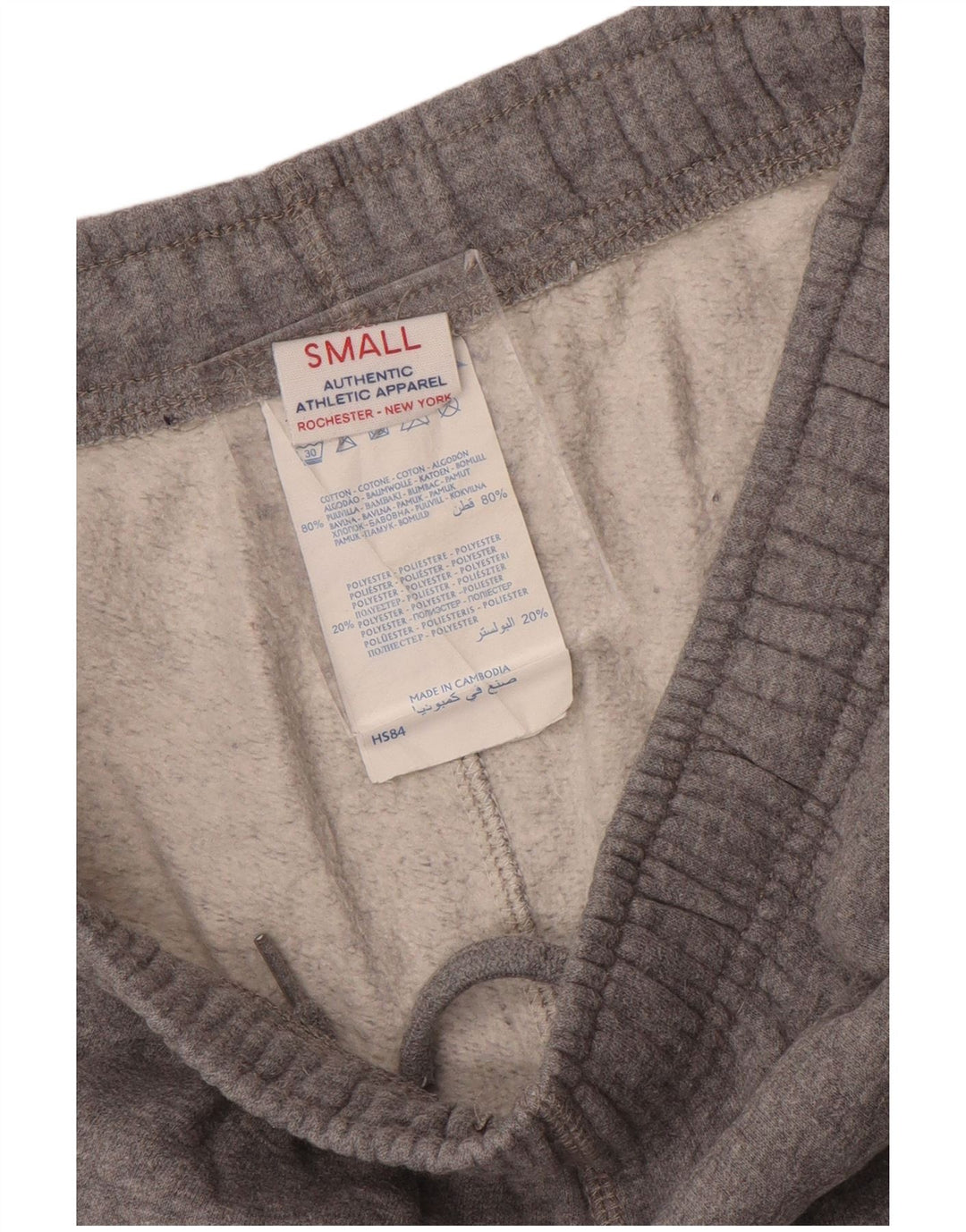 Calça esportiva masculina CHAMPION Rochester Graphic Joggers pequena cinza