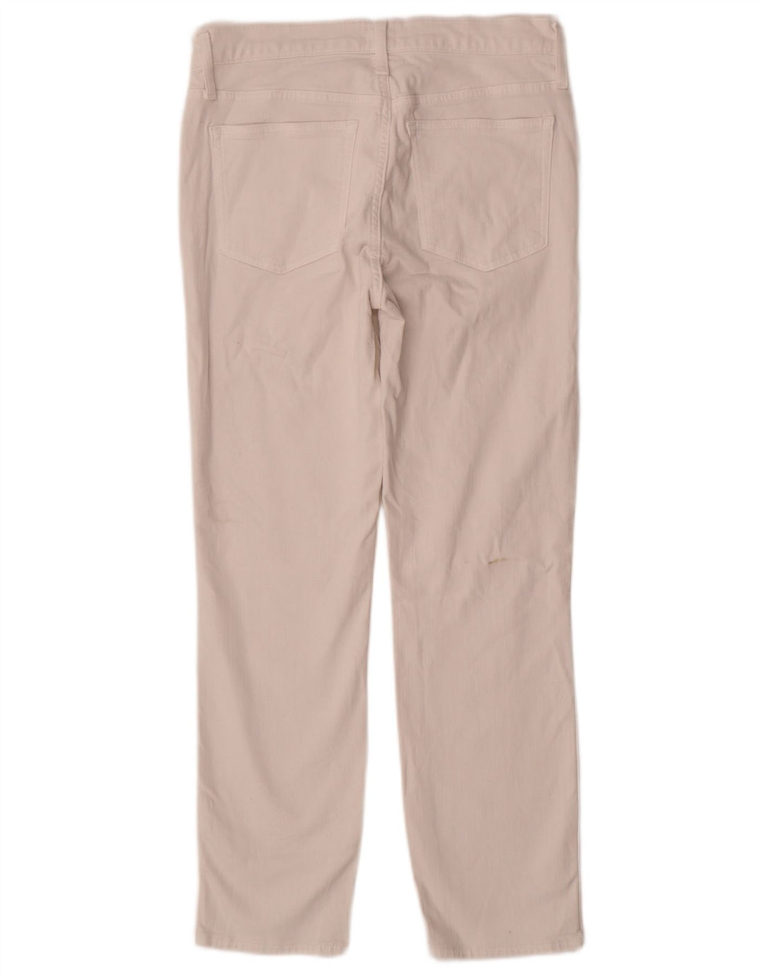 J. Crew Calça feminina reta casual W29 L28 branca