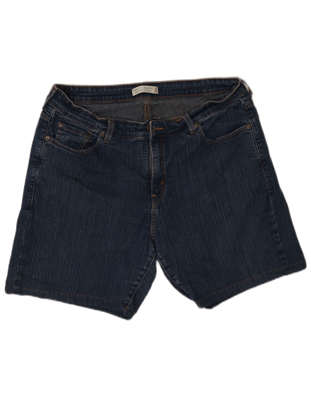 Shorts jeans feminino 512 da Levi's US 20 3XL W40 algodão azul