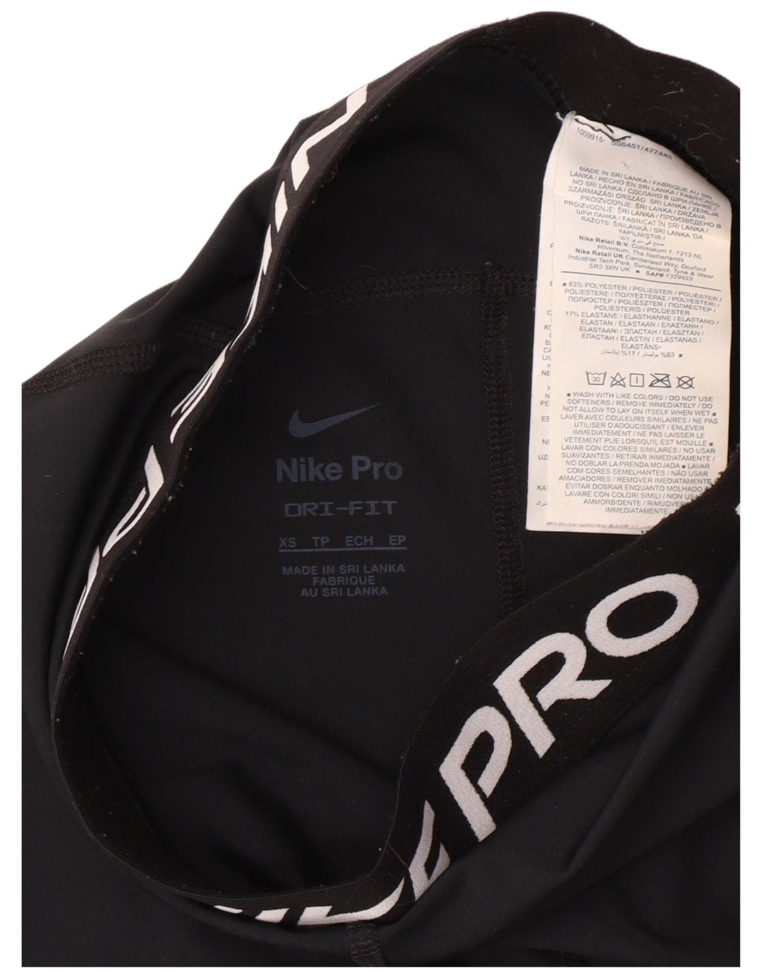 Shorts esportivos femininos NIKE Dri Fit Graphic UK 4 XS preto poliéster