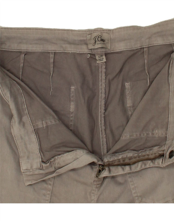 J. CREW Womens Skinny Chino Trousers W32 L31 Grey Cotton Vintage J. Crew and Second-Hand J. Crew from Messina Hembry 