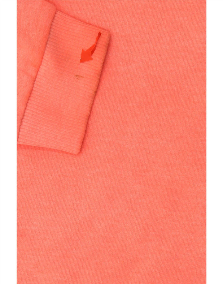 Suéter gráfico feminino SUPERDRY UK 16 grande laranja