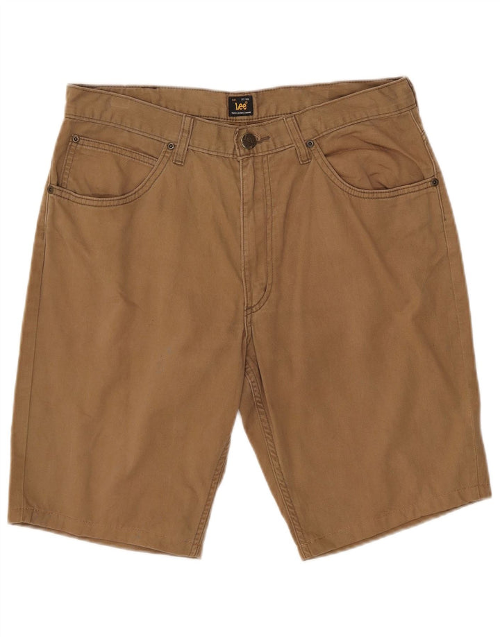 Shorts casuais masculinos LEE W32 médio bege