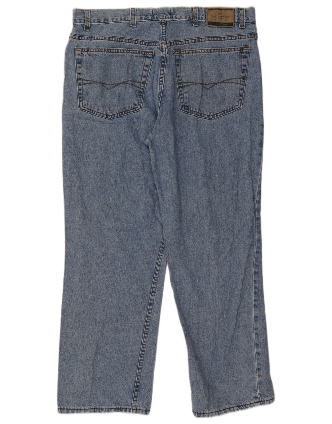 Jeans retos masculinos Marks & Spencer W38 L29 algodão azul