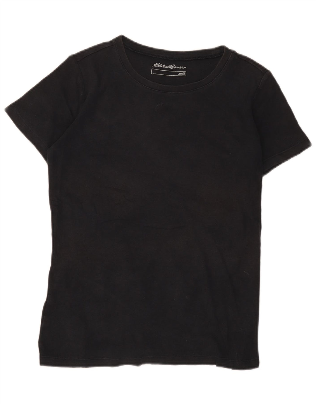 Camiseta feminina Eddie Bauer Top UK 12 médio preto