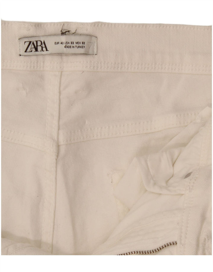 Zara Mens Slim Jeans EU 42 Grande W32 L29 Branco