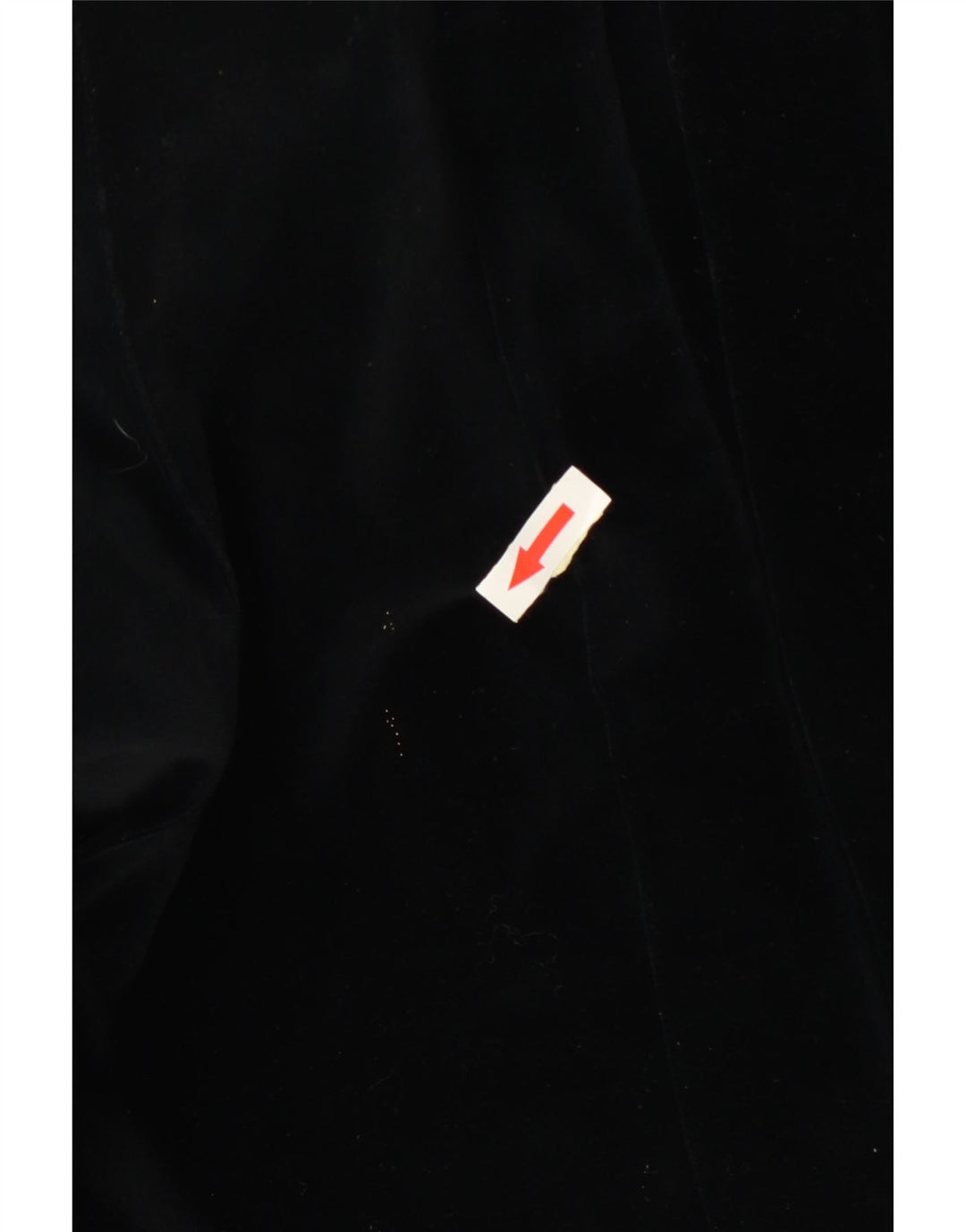 Jaqueta Bomber de Veludo Feminina Vintage Reino Unido 12 Médio Preto