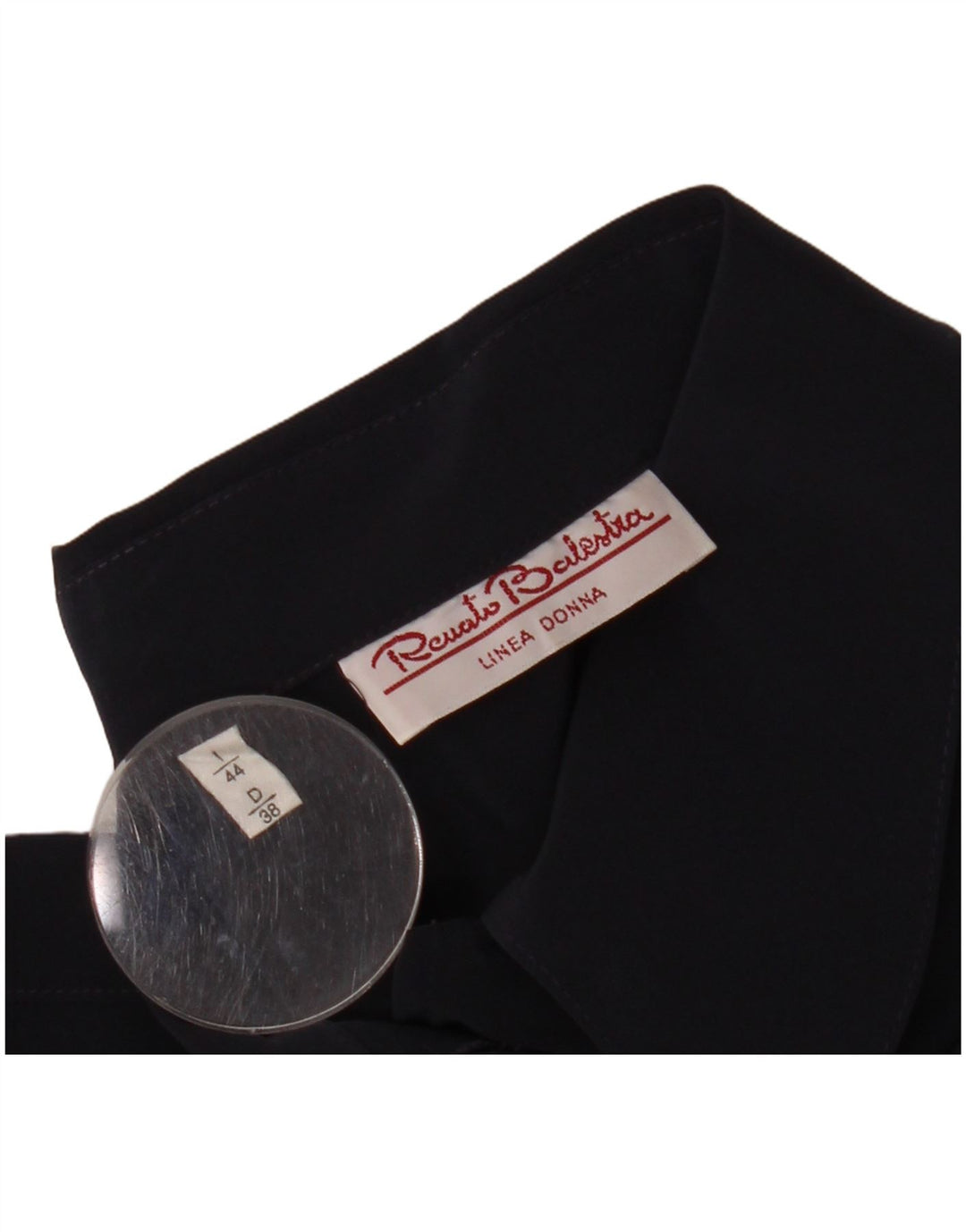 Blusa feminina manga curta RENATO BALESTRA IT 44 médio azul marinho