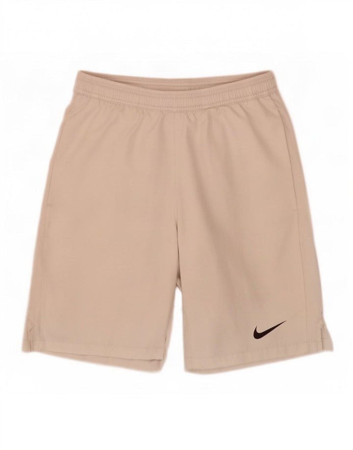 Nike Mens Dri Fit Sport Shorts Pequeno Poliéster Branco