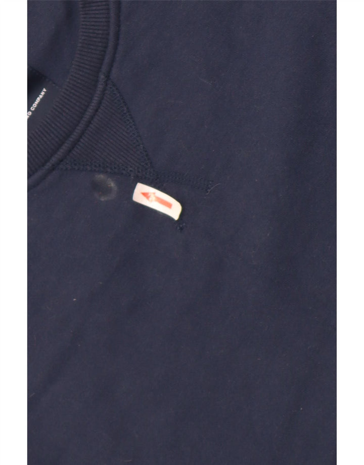 Crew Clothing Mens Moletom Jumper 2XL Algodão Azul Marinho