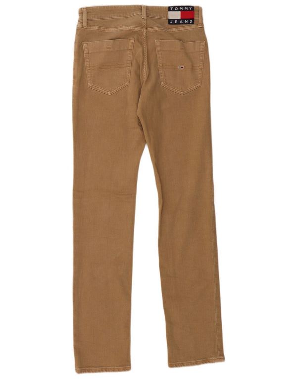 Tommy Hilfiger Masculino Scanton Slim Jeans W28 L32 Algodão Bege