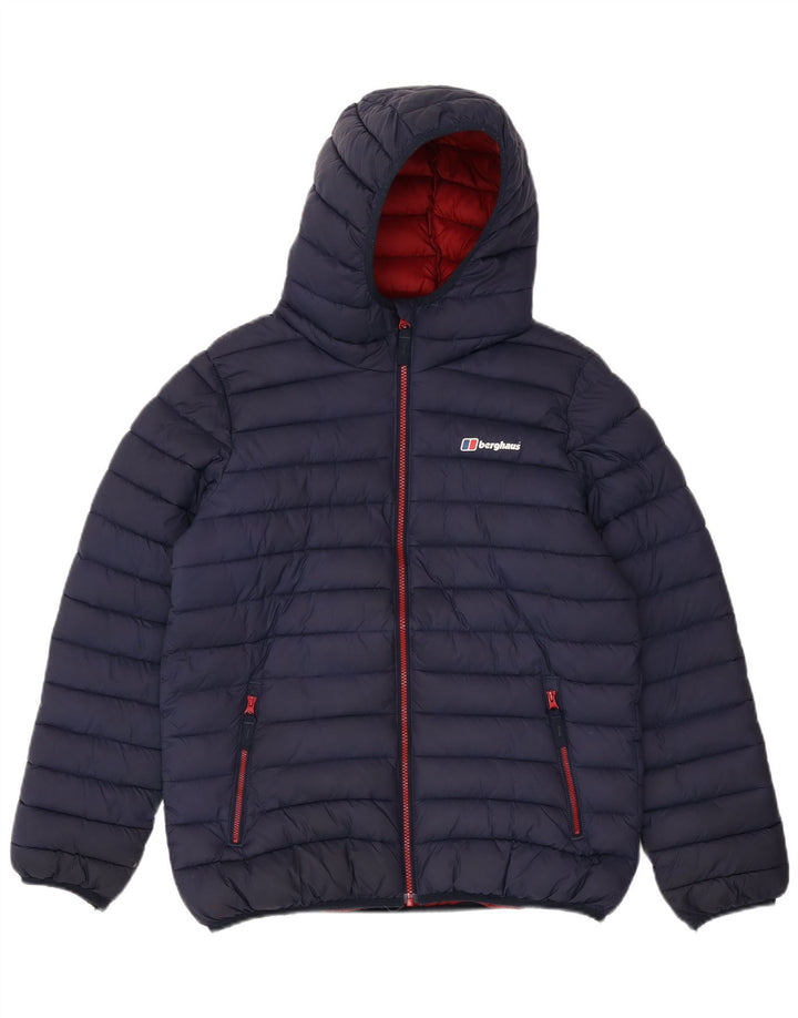 Jaqueta acolchoada com capuz Berghaus Boys 14-15 anos azul marinho poliéster