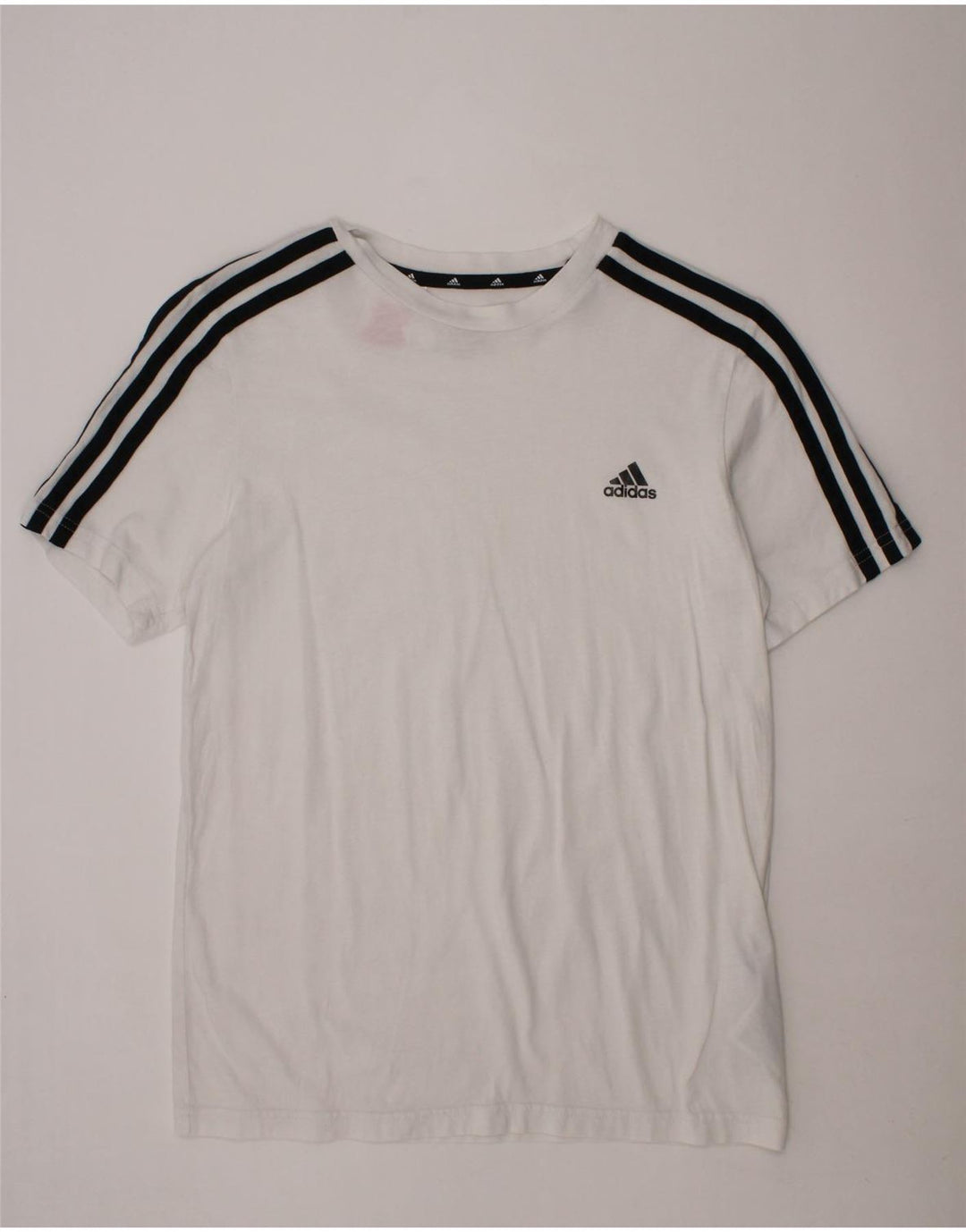 Camiseta Adidas Menino 11-12 Anos Algodão Branco