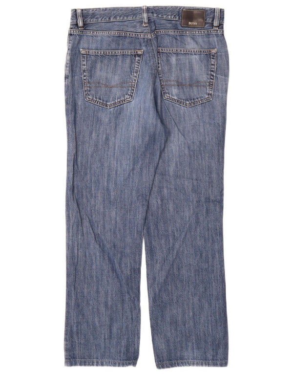 Hugo Boss Jeans reto masculino W32 L29 azul