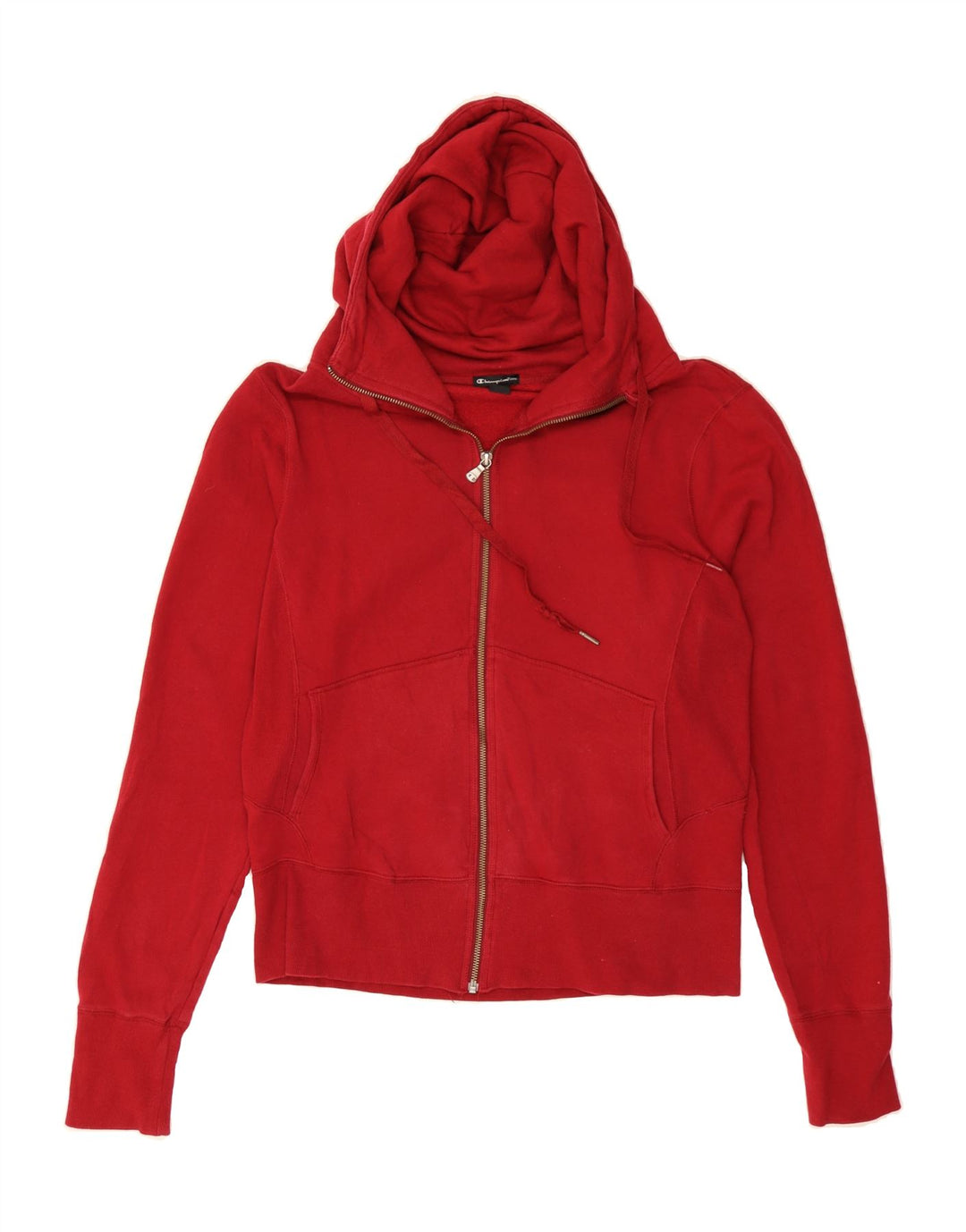 CHAMPION Womens Zip Hoodie Sweater UK 18 XL Red Cotton Vintage Champion and Second-Hand Champion from Messina Hembry 