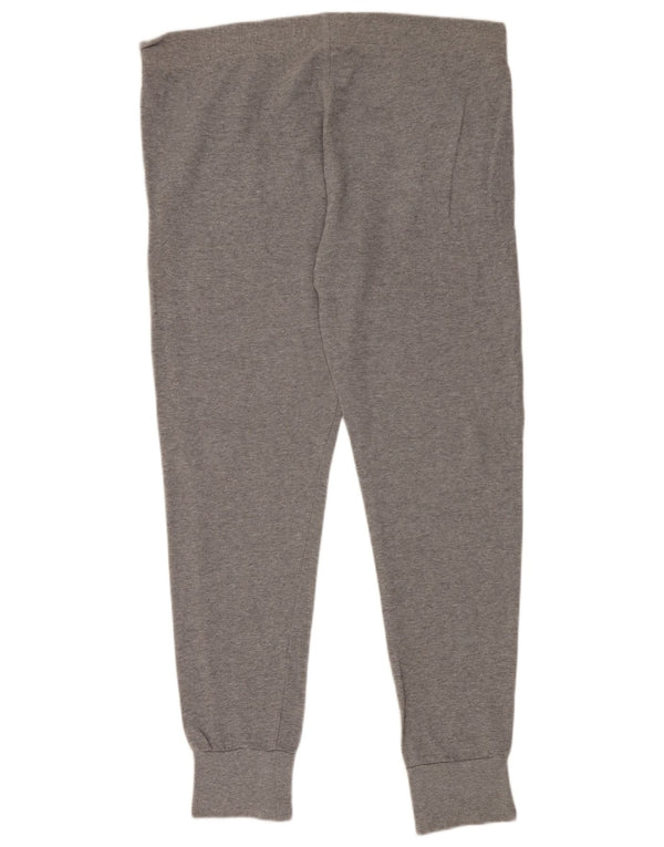 Kappa Calça de treino masculina gráfica Joggers 2XL algodão manchado cinza