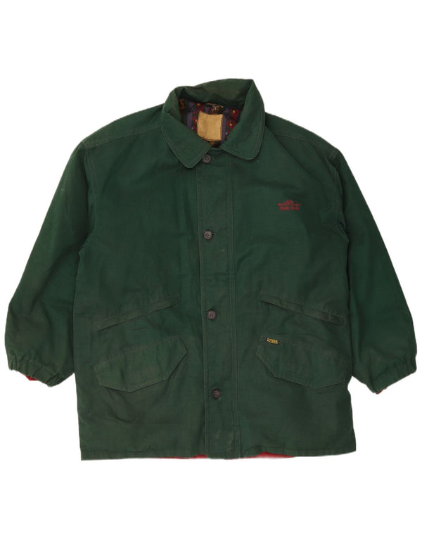 Jaqueta utilitária masculina Ciesse Piumini UK 42 XL algodão verde
