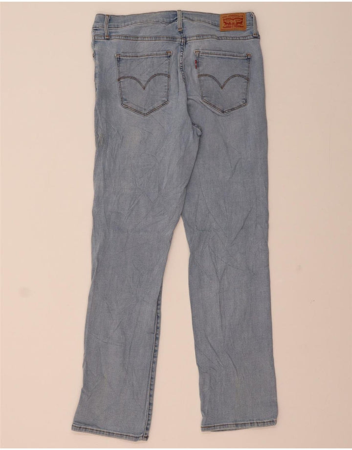 Calça jeans feminina Levi's 314 Shaping Straight W32 L30 azul algodão