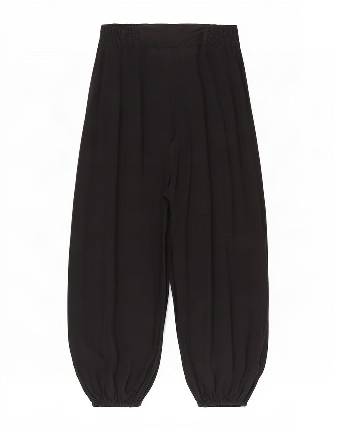 Calça Harém Feminina Marks & Spencer Média W28 L26 Viscose Preta
