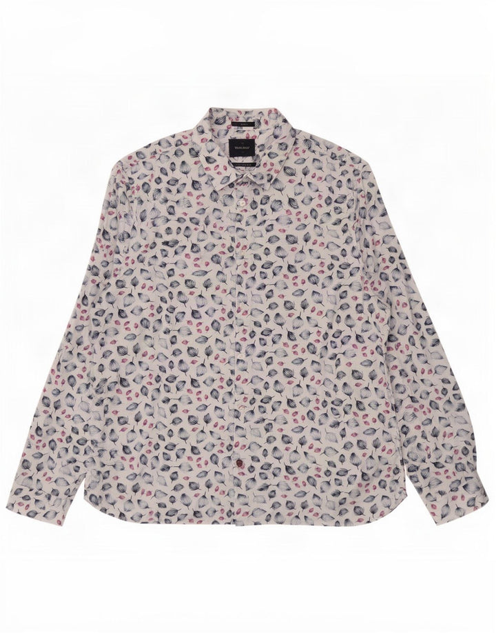 Camisa masculina White Stuff 2XL algodão floral