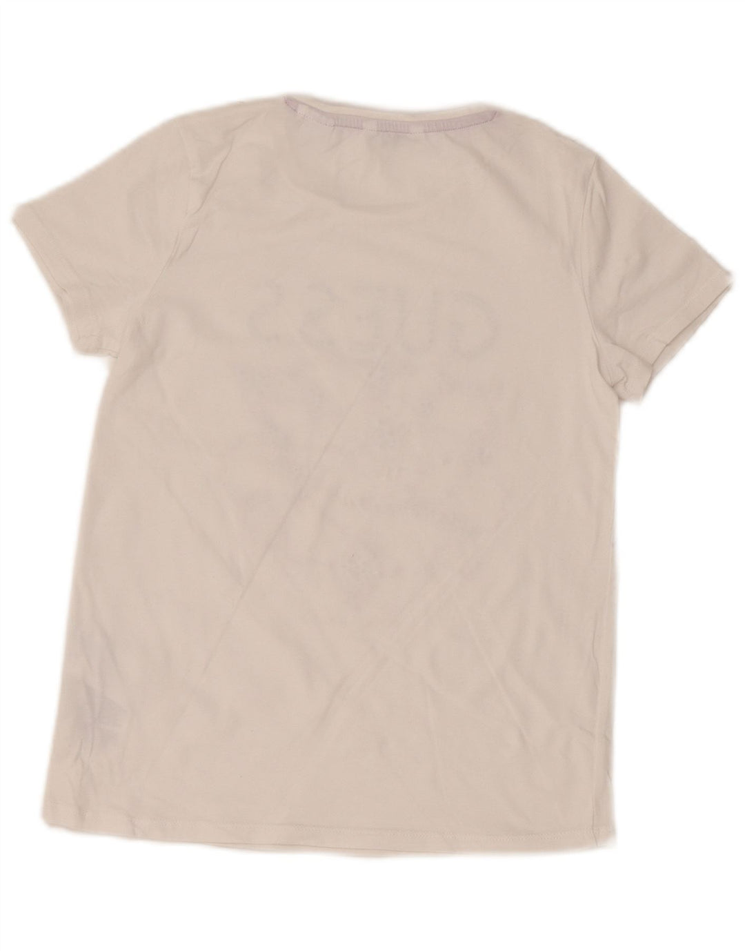 Camiseta gráfica GUESS Girls 13-14 anos algodão branco